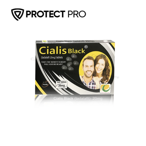 Cialis Black 20 (mg) 6 Tablets ( 2 Hour Timing )
